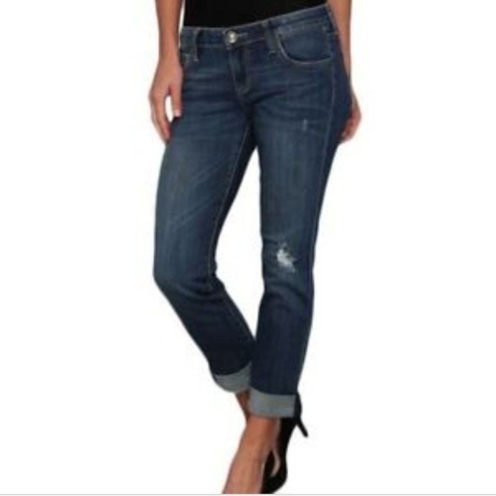 KUT from the kloth distressed boyfriend jeans 6